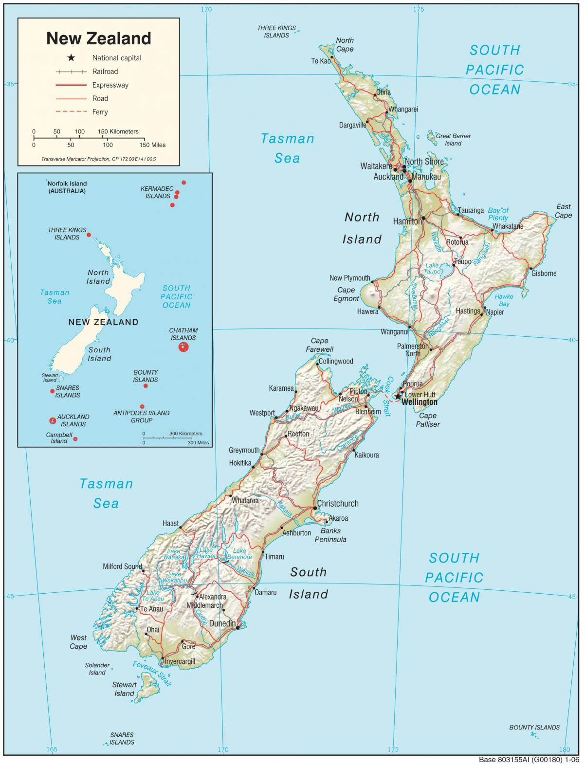 mapa de nueva zelanda hd